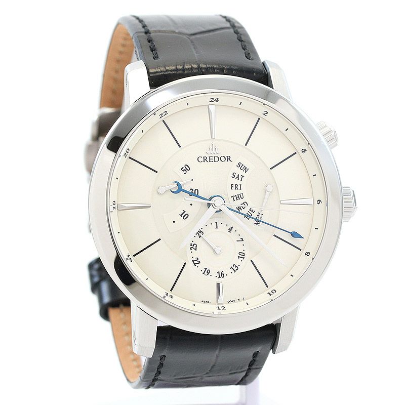 【中古】SEIKO CREDOR NODE DAY-DATE POWER RESERVE セイコー クレドール ノード デイデイト パワーリザーブ GCBT997 (4S76-00A0)