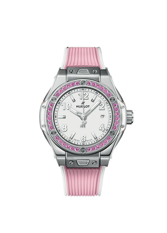 HUBLOT BIG BANG ONE CLICK JOYFUL STEEL PINK ウブロ ビッグ・バン ワンクリック ジョイフル スチール ピンク 485.SP.2210.RX.1233