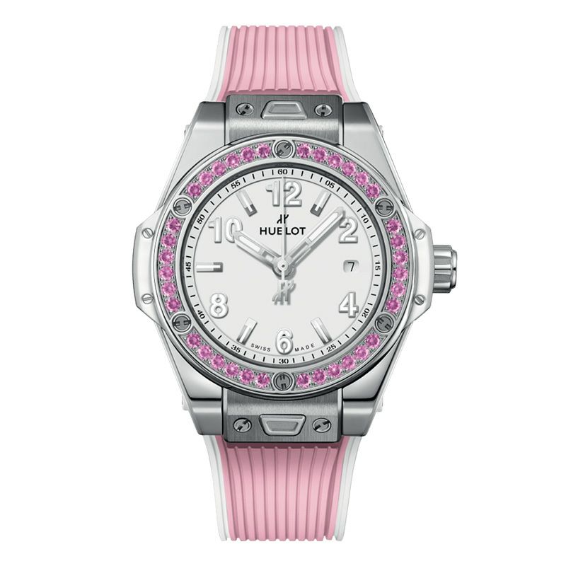HUBLOT BIG BANG ONE CLICK JOYFUL STEEL PINK ウブロ ビッグ・バン ワンクリック ジョイフル スチール ピンク 485.SP.2210.RX.1233
