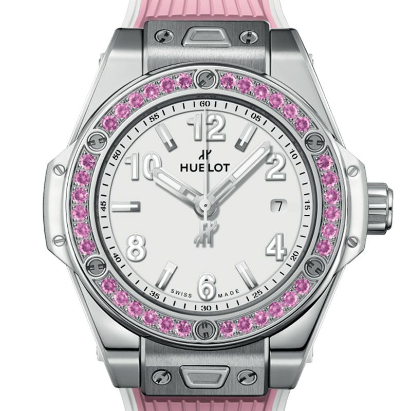 HUBLOT BIG BANG ONE CLICK JOYFUL STEEL PINK ウブロ ビッグ・バン ワンクリック ジョイフル スチール ピンク 485.SP.2210.RX.1233