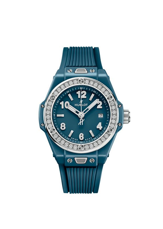 HUBLOT BIG BANG ONE CLICK PETROL BLUE CERAMIC DIAMONDS ウブロ ビッグ・バン ワンクリック ペトロールブルーセラミック ダイヤモンド 485.ES.5171.RX.1204