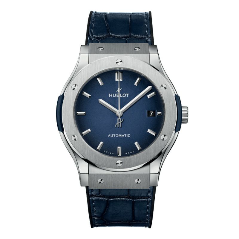 HUBLOT CLASSIC FUSION TITANIUM DEEP BLUE ウブロ クラシック・フュージョン チタニウム ディープブルー 511.NX.6670.LR.JPN