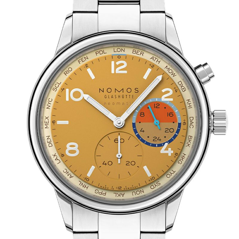 NOMOS GLASHUETTE Club Sport Neomatik Worldtimer Dune ノモス グラスヒュッテ クラブ・スポーツ ネオマティック ワールドタイマー デューン NM790.S6