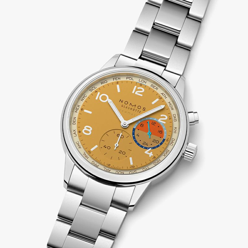 NOMOS GLASHUETTE Club Sport Neomatik Worldtimer Dune ノモス グラスヒュッテ クラブ・スポーツ ネオマティック ワールドタイマー デューン NM790.S6