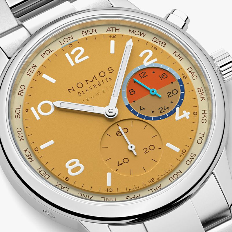 NOMOS GLASHUETTE Club Sport Neomatik Worldtimer Dune ノモス グラスヒュッテ クラブ・スポーツ ネオマティック ワールドタイマー デューン NM790.S6