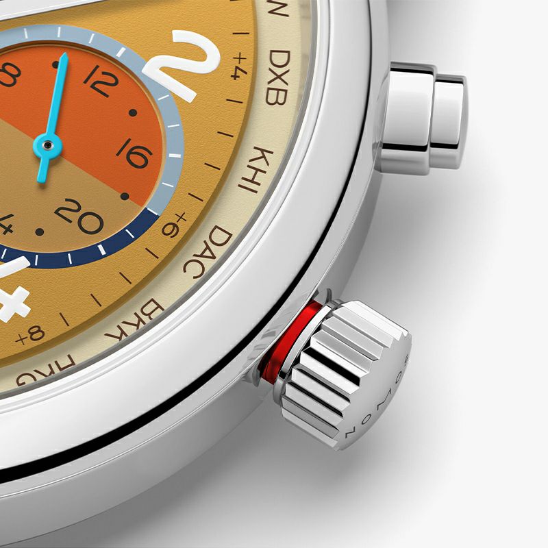 NOMOS GLASHUETTE Club Sport Neomatik Worldtimer Dune ノモス グラスヒュッテ クラブ・スポーツ ネオマティック ワールドタイマー デューン NM790.S6