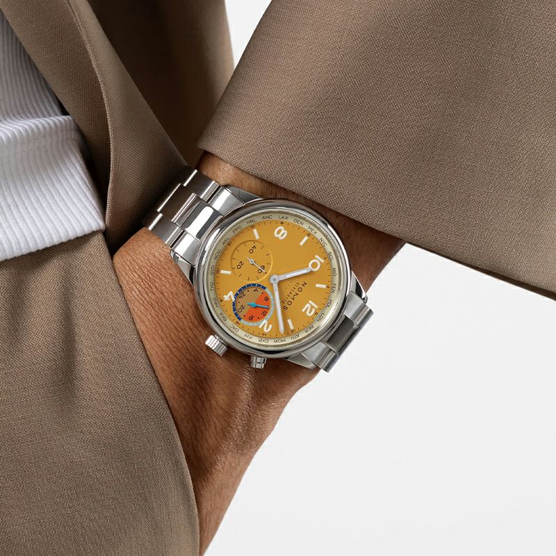 NOMOS GLASHUETTE Club Sport Neomatik Worldtimer Dune ノモス グラスヒュッテ クラブ・スポーツ ネオマティック ワールドタイマー デューン NM790.S6