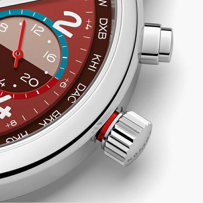 NOMOS GLASHUETTE Club Sport Neomatik Worldtimer Magma ノモス グラスヒュッテ クラブ・スポーツ ネオマティック ワールドタイマー マグマ NM790.S5