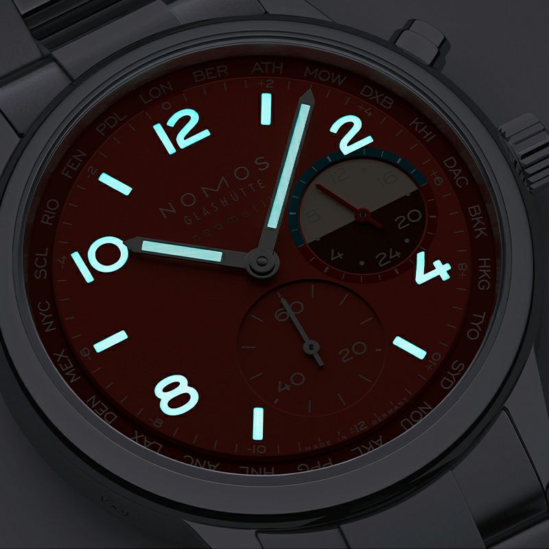 NOMOS GLASHUETTE Club Sport Neomatik Worldtimer Magma ノモス グラスヒュッテ クラブ・スポーツ ネオマティック ワールドタイマー マグマ NM790.S5