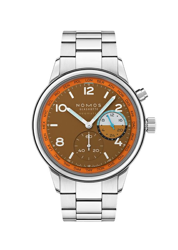 NOMOS GLASHUETTE Club Sport neomatik Worldtimer Canyon ノモス グラスヒュッテ クラブ・スポーツ ネオマティック ワールドタイマー キャニオン NM790.S3