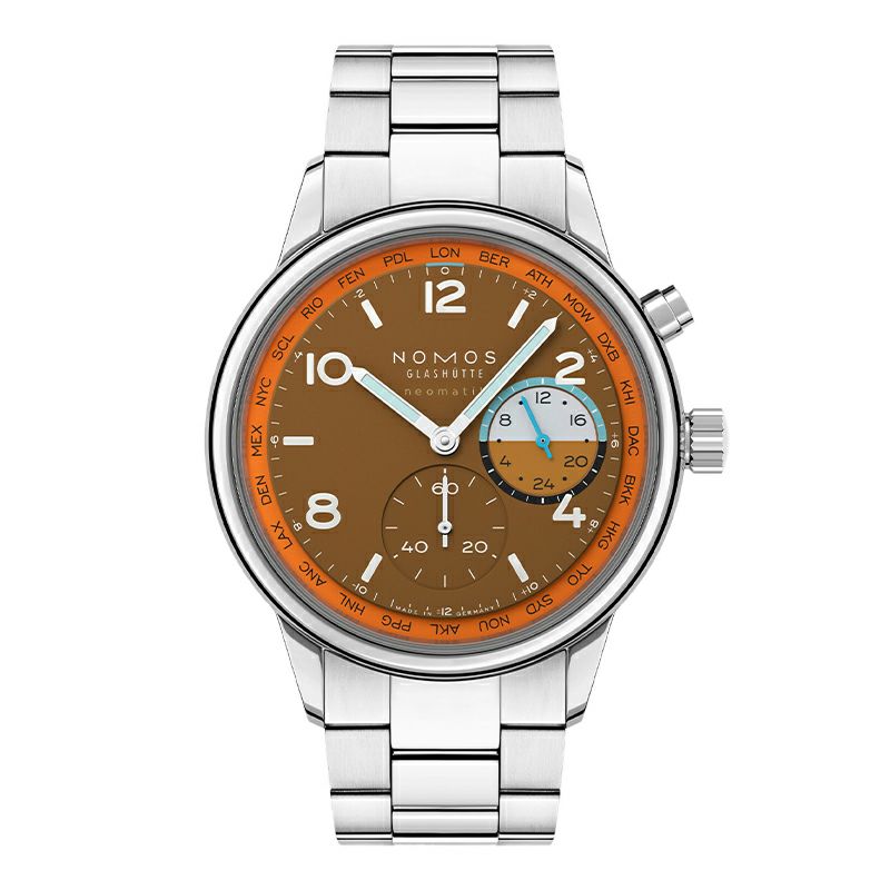 NOMOS GLASHUETTE Club Sport neomatik Worldtimer Canyon