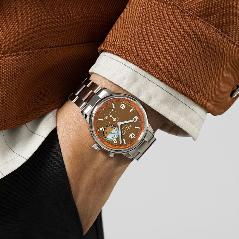 NOMOS GLASHUETTE Club Sport neomatik Worldtimer Canyon ノモス