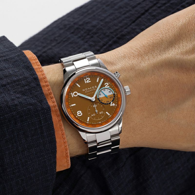 NOMOS GLASHUETTE Club Sport neomatik Worldtimer Canyon ノモス グラスヒュッテ クラブ・スポーツ ネオマティック ワールドタイマー キャニオン NM790.S3