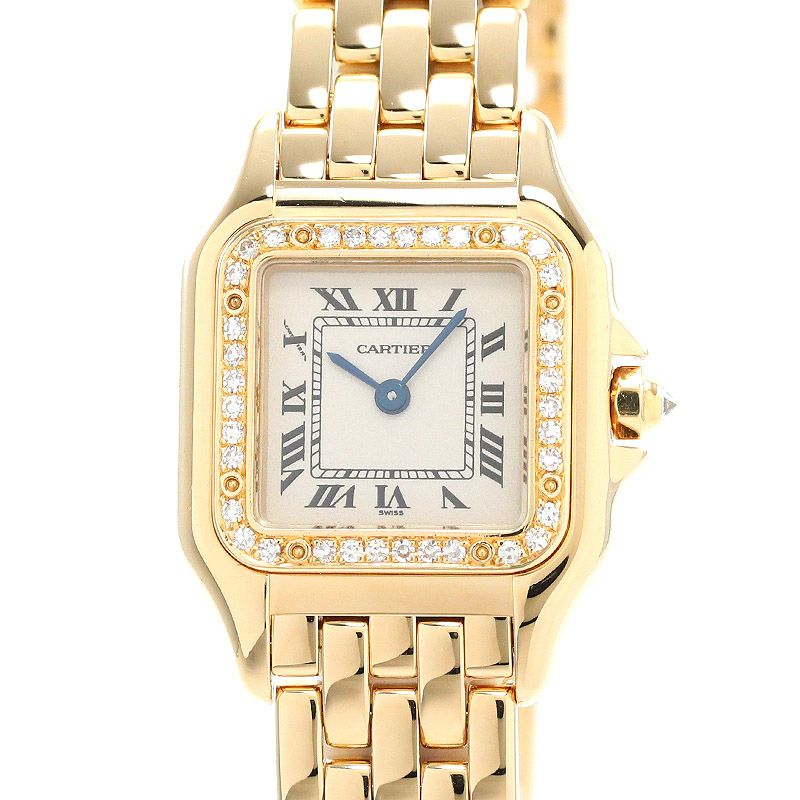 【中古】CARTIER PANTHERE CLASSIQUE ET FIGARO SMALL MODEL カルティエ パンテール クラシック＆フィガロ SM WF3070B9