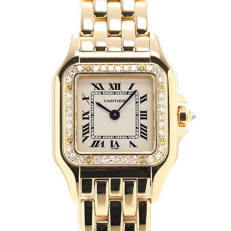 【中古】CARTIER PANTHERE CLASSIQUE ET FIGARO SMALL MODEL カルティエ パンテール クラシック＆フィガロ SM WF3070B9