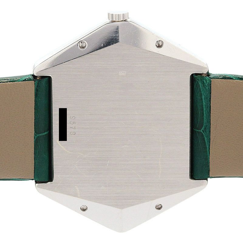 【中古】PIAGET VINTAGE HEXAGONAL SHAPE WATCH PAVE DIAMONDS & MALACHITE DIAL ピアジェ ヴィンテージ ヘキサゴン シェイプ ウォッチ パヴェ・ダイヤモンド & マラカイト ダイヤル 9578