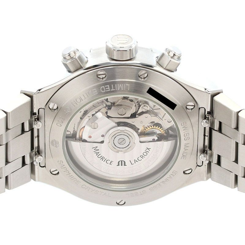 【中古】MAURICE LACROIX AIKON AUTOMATIC CHRONOGRAPH LIMITED EDITION モーリス・ラクロア アイコン オートマティック クロノグラフ 限定モデル AI6038-SS001-133-1