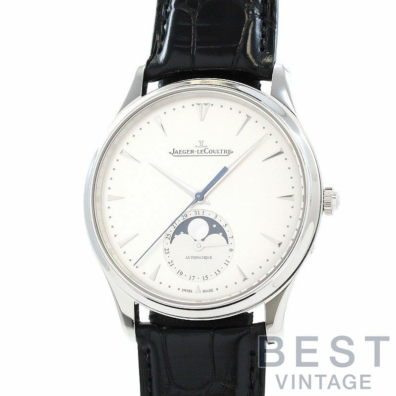 【中古】JAEGER-LECOULTRE MASTER ULTRA THIN MOON 39 ジャガー・ルクルト マスター･ウルトラスリム・ムーン 39 Q1368420 (176.8.64.S)