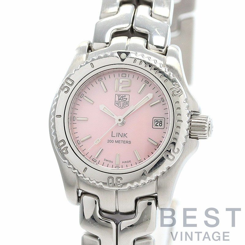 【中古】TAG HEUER LINK PINK MOTHER OF PEARL DIAL タグ・ホイヤー リンク ピンクマザーオブパールダイヤル WT141M.BA0560