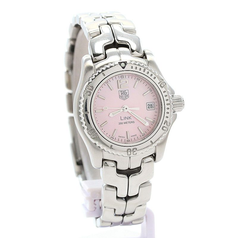 【中古】TAG HEUER LINK PINK MOTHER OF PEARL DIAL タグ・ホイヤー リンク ピンクマザーオブパールダイヤル WT141M.BA0560