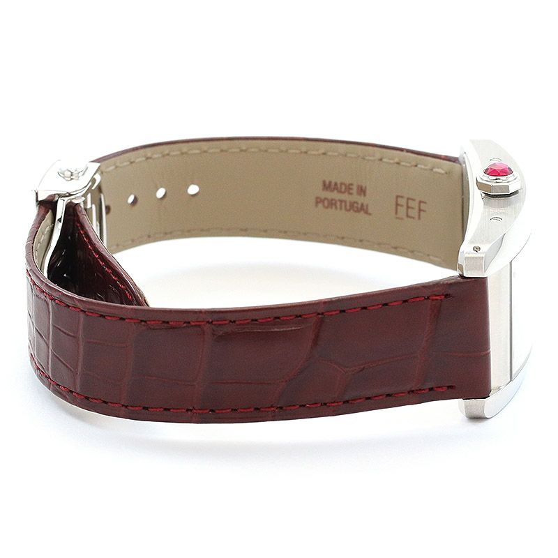 【中古】CARTIER TANK AMERICAINE LARGE MODEL PLATINUM 950 カルティエ タンク アメリカン LM プラチナ950 WGTA0296