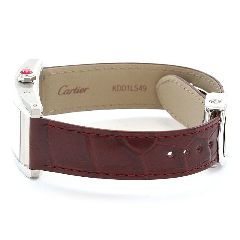 【中古】CARTIER TANK AMERICAINE LARGE MODEL PLATINUM 950 カルティエ タンク アメリカン LM プラチナ950 WGTA0296