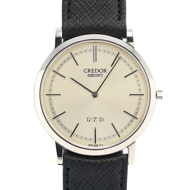 【中古】SEIKO CREDOR ULTRA THIN DRESS 120TH ANNIVERSARY LIMITED EDITION セイコー クレドール U.T.D. 創業120周年限定モデル GBAQ987 (6870-0010)