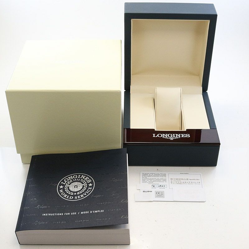 F*K様 【極美品】ロンジン LONGINES 希少 箱 保証書 ピン付き 牛革 中古】LONGINES PRESENCE AUTOMATIC 40MM ロンジン プレザンス