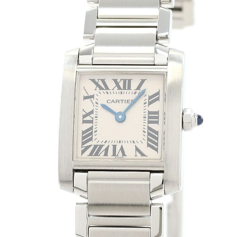 【中古】CARTIER <br>TANK FRANCAISE SMALL MODEL <br>カルティエ <br>タンク フランセーズ SM <br>W51008Q3