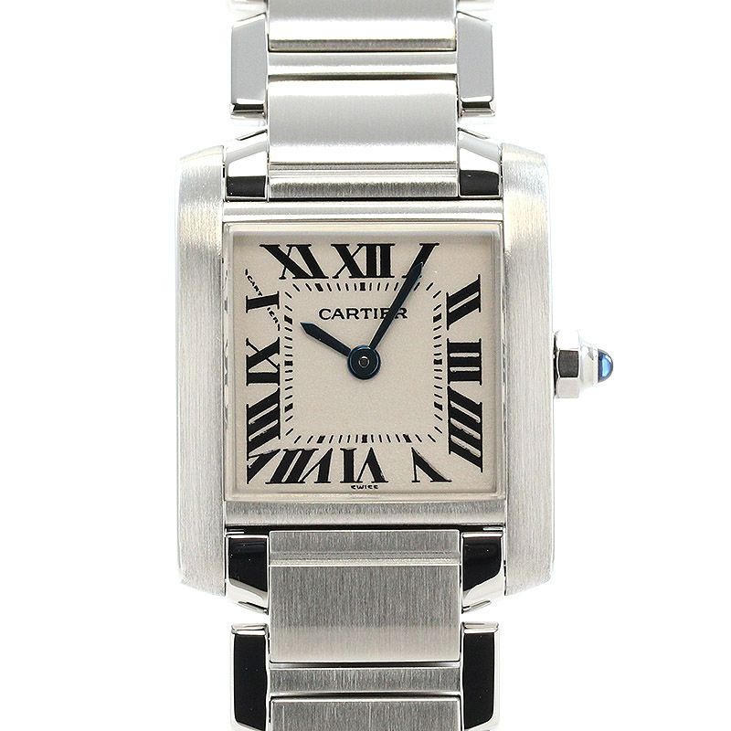 【中古】CARTIER <br>TANK FRANCAISE SMALL MODEL <br>カルティエ <br>タンク フランセーズ SM <br>W51008Q3