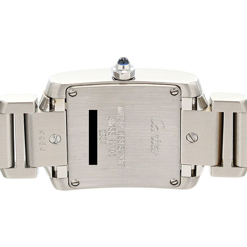 Cartier タンク フランセーズ（クリーニングキット付属） 中古)CARTIER カルティエ タンク フランセーズ LM W51002Q3