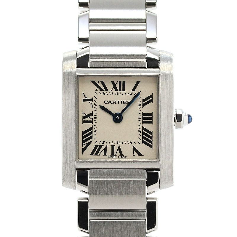 【中古】CARTIER <br>TANK FRANCAISE SMALL MODEL <br>カルティエ <br>タンク フランセーズ SM <br>W51008Q3