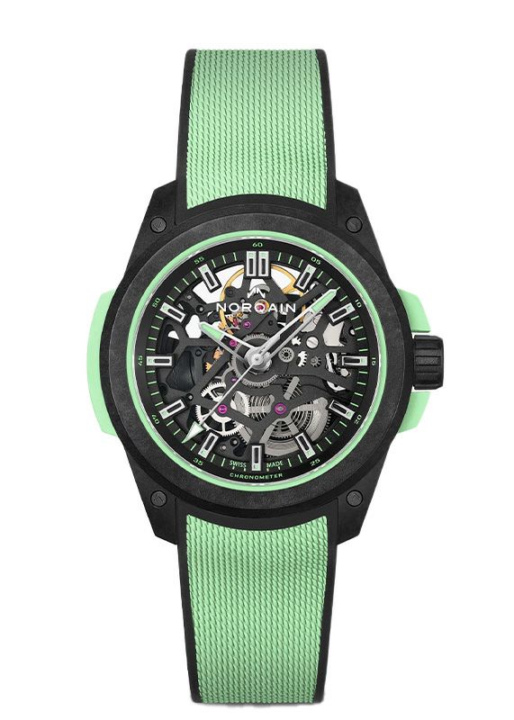 NORQAIN <br>WILD ONE SKELETON 39MM LIMITED EDITION MINT <br>ノルケイン <br>ワイルドワン スケルトン 39mm リミテッドエディション ミント <br>NNQ3001QBMT1LAS/B001