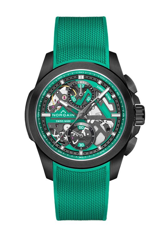 NORQAIN <br>INDEPENDENCE SKELETON CHRONO 42MM LIMITED EDITION <br>ノルケイン <br>インディペンデンス スケルトン クロノ 42mm リミテッドエディション <br>NNT3200BLC/JD326