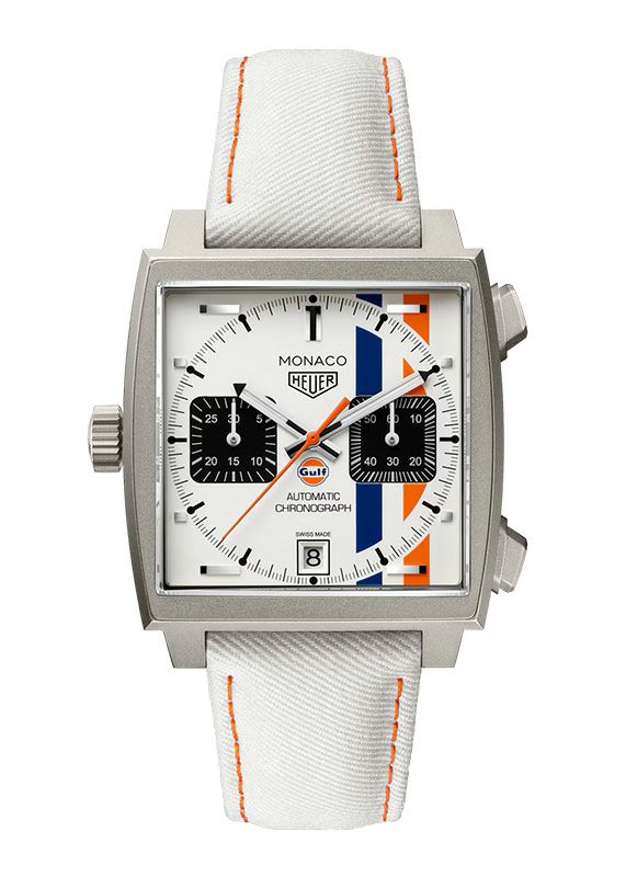 TAG HEUER <br>MONACO CHRONOGRAPH x GULF <br>タグ・ホイヤー <br>モナコ クロノグラフ ガルフ <br>CAW218G.EB0393