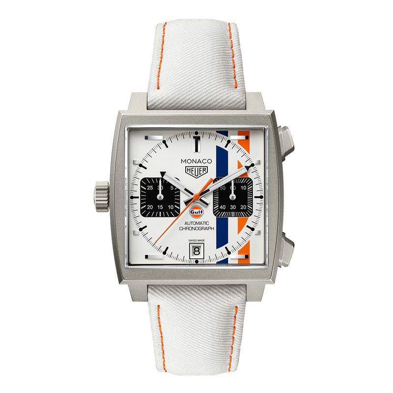 TAG HEUER <br>MONACO CHRONOGRAPH x GULF <br>タグ・ホイヤー <br>モナコ クロノグラフ ガルフ <br>CAW218G.EB0393