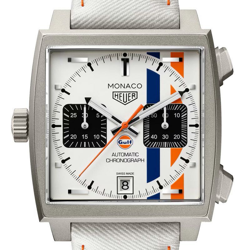 TAG HEUER <br>MONACO CHRONOGRAPH x GULF <br>タグ・ホイヤー <br>モナコ クロノグラフ ガルフ <br>CAW218G.EB0393
