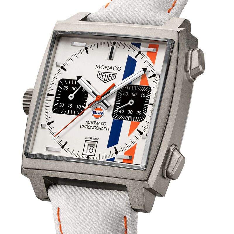 TAG HEUER <br>MONACO CHRONOGRAPH x GULF <br>タグ・ホイヤー <br>モナコ クロノグラフ ガルフ <br>CAW218G.EB0393