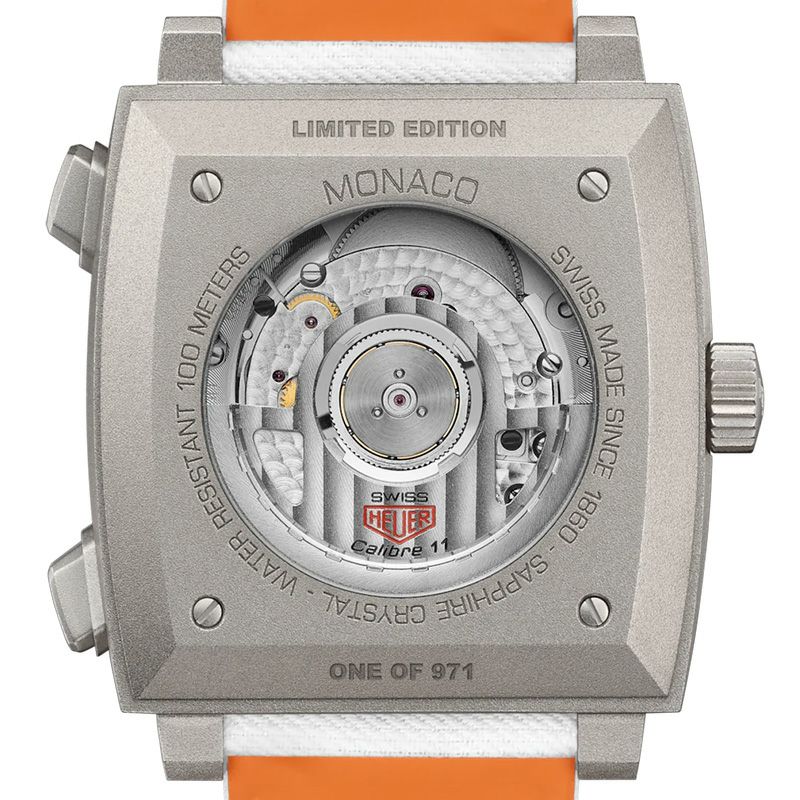 TAG HEUER <br>MONACO CHRONOGRAPH x GULF <br>タグ・ホイヤー <br>モナコ クロノグラフ ガルフ <br>CAW218G.EB0393