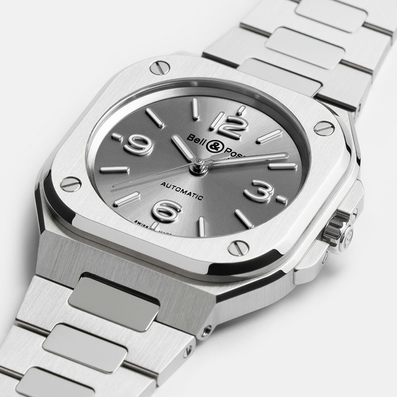Bell ＆ Ross <br>BR-05 36 MM GREY STEEL <br>ベル＆ロス <br>BR-05 36MM グレー スティール <br>BR05A-S-GR-ST/SST