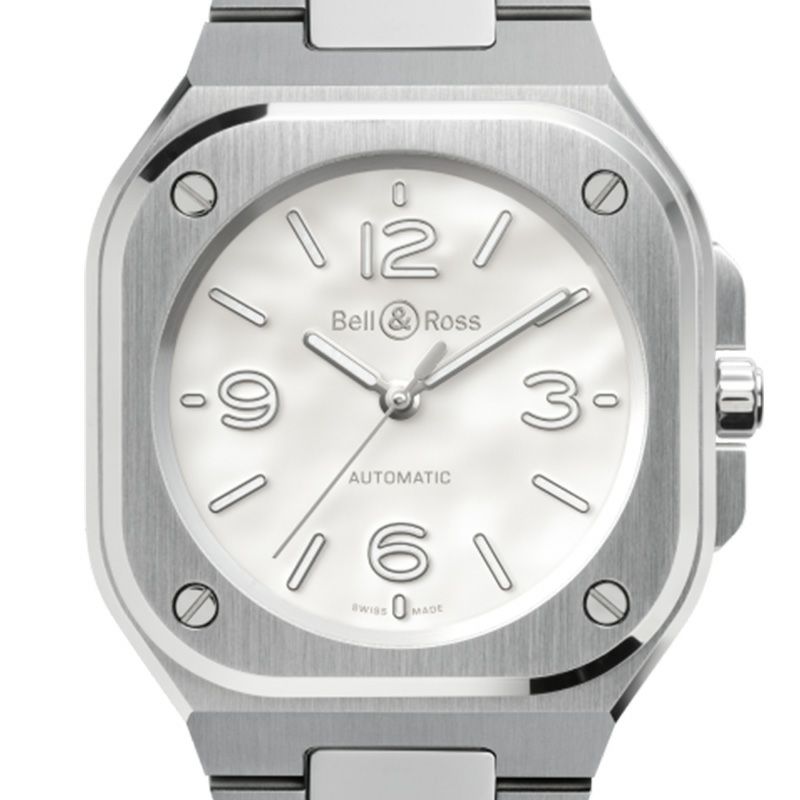 Bell ＆ Ross BR-05 36 MM MOTHER OF PEARL STEEL ベル＆ロス BR-05