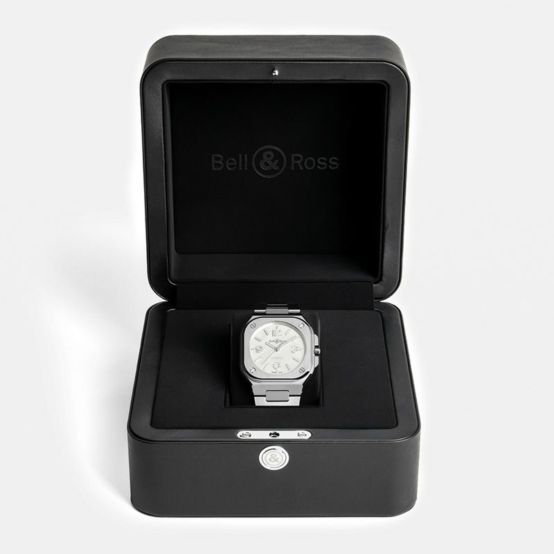 Bell ＆ Ross <br>BR-05 36 MM MOTHER OF PEARL STEEL <br>ベル＆ロス <br>BR-05 36MM マザー オブ パール スティール <br>BR05A-S-MP-ST/SST