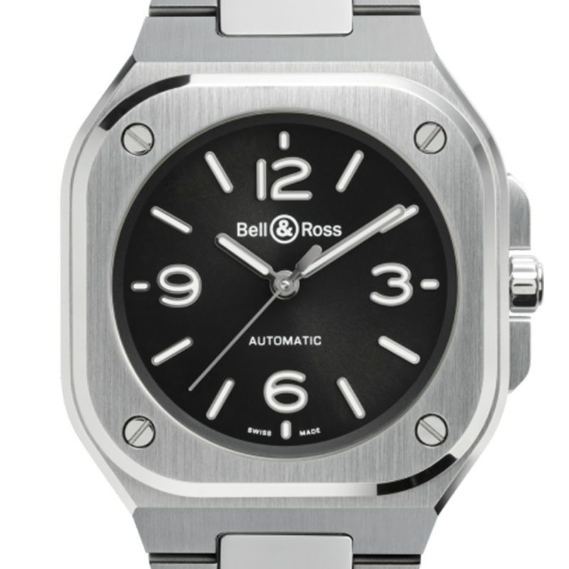 Bell ＆ Ross <br>BR-05 36 MM BLACK STEEL <br>ベル＆ロス <br>BR-05 36MM ブラック スティール <br>BR05A-S-BL-ST/SST