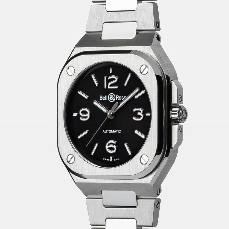 Bell ＆ Ross <br>BR-05 36 MM BLACK STEEL <br>ベル＆ロス <br>BR-05 36MM ブラック スティール <br>BR05A-S-BL-ST/SST
