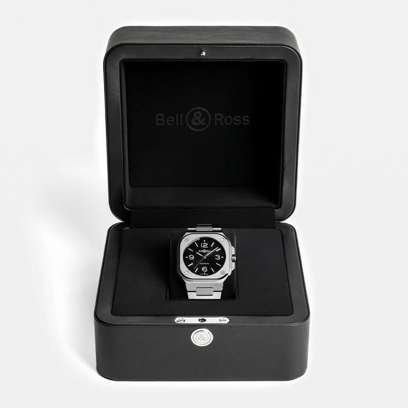 Bell ＆ Ross <br>BR-05 36 MM BLACK STEEL <br>ベル＆ロス <br>BR-05 36MM ブラック スティール <br>BR05A-S-BL-ST/SST