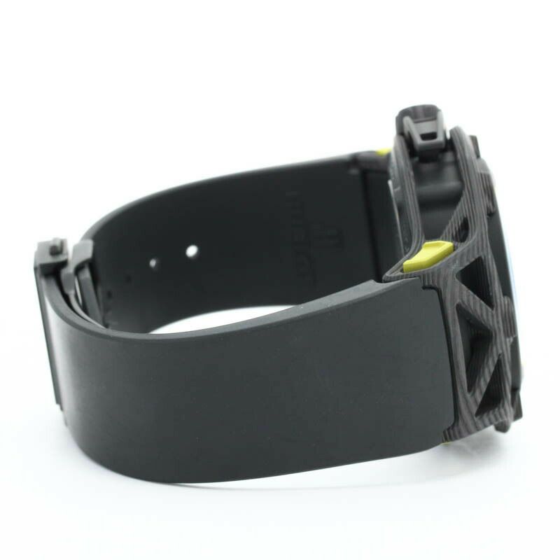 【中古】HUBLOT  <br>TECHFRAME FERRARI TOURBILLON CHRONOGRAPH LIMITED TO 70  <br>ウブロ <br>テクフレーム フェラーリ トゥールビヨン クロノグラフ 世界限定70本 <br>408.QU.0129.RX