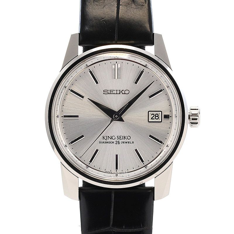 【中古】KING SEIKO <br>KSK REPRODUCTION DESIGN SEIKO 140TH ANNIVERSARY LIMITED <br>キングセイコー <br>KSK 復刻デザイン セイコー創業140周年記念限定 <br>SDKA001 (6L35-00D0)