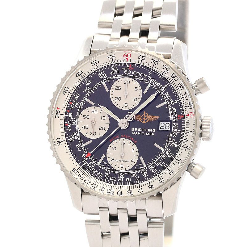 【中古】BREITLING <br>NAVITIMER FIGHTERS <br>ブライトリング <br>ナビタイマー ファイターズ <br>A1333010/B520/740A (A153BFTNP)