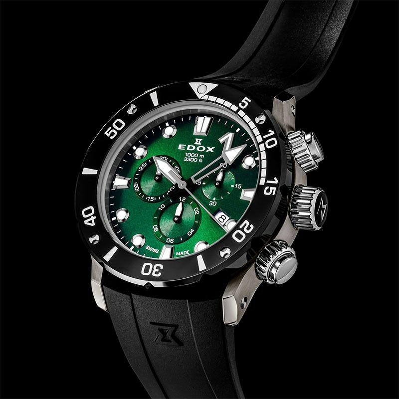 EDOX <br>CHRONOFFSHORE-1 CHRONOGRAPH JAPAN LIMITED EDITION <br>エドックス <br>クロノオフショア1 クロノグラフ ジャパン リミテッド エディション <br>10242-TIN-VINGM