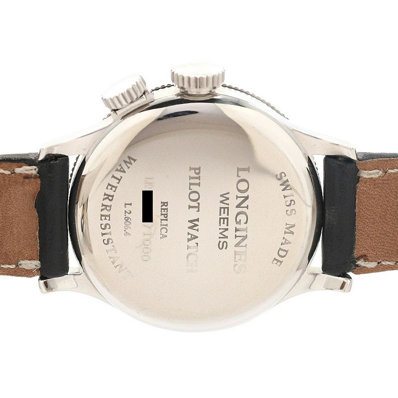 【中古】LONGINES <br>WEEMS PILOT WATCH REPLICA LIMITED EDITION <br>ロンジン <br>ウィームス パイロットウォッチ レプリカ 限定モデル <br>L2.606.4